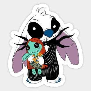 Nightmare before Christmas Stitch Sticker